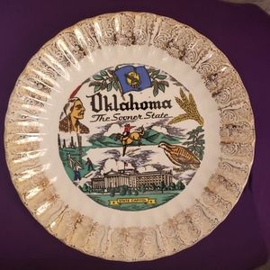 Oklahoma decorative plate